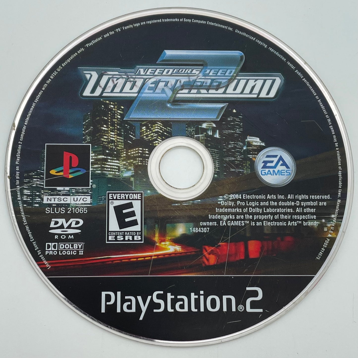 Need for Speed Underground 2 (Sony PlayStation 2 PS2, 2004)