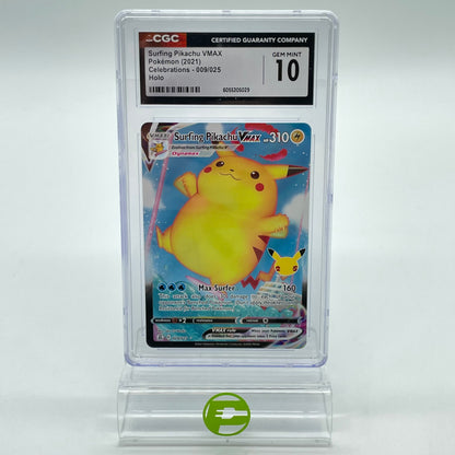 Pokémon TCG Celebrations Surfing Pikachu VMAX 009/025 English CGC 10